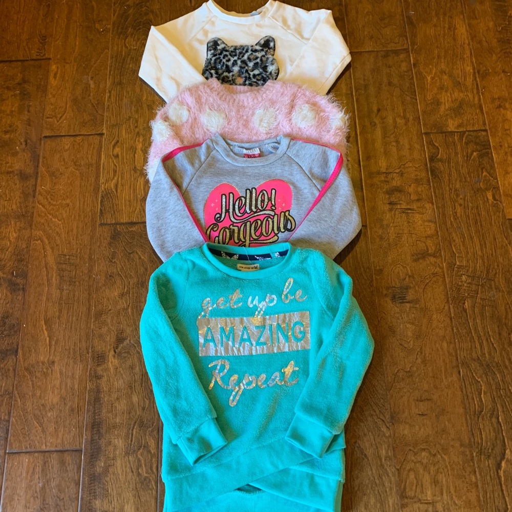 Mixed Lot of 3 Toddler Girl Sweaters